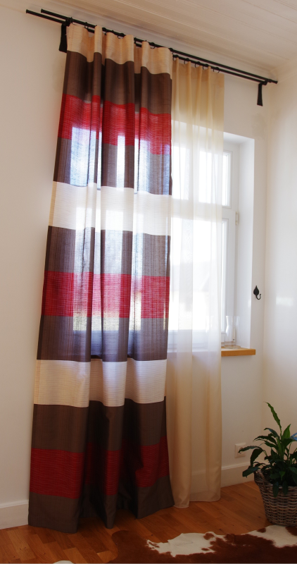 Curtain TOBOL v.40, red