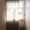 Tulle curtain SEVERIN v.60, brown