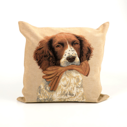 Cushion cover DOG WITH GLOVE