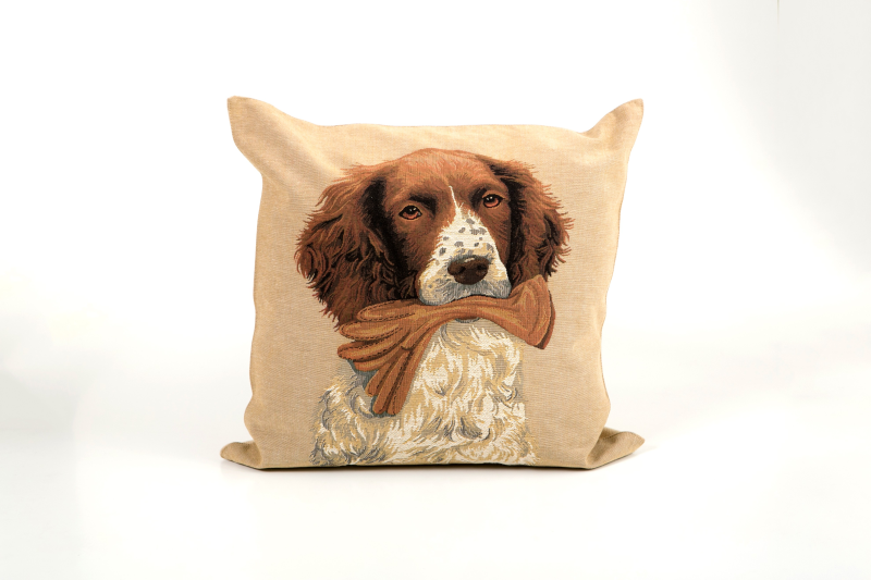 Cushion cover DOG WITH GLOVE