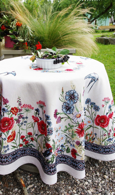 Tablecloth SUMMER round