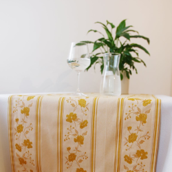 Tablerunner DOLOMITI Riga v.12, yellow