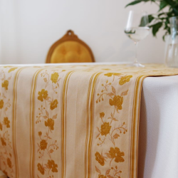 Tablerunner DOLOMITI Riga v.12, yellow