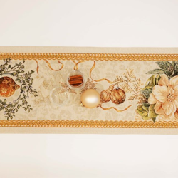 Christmas table runner CANDLE
