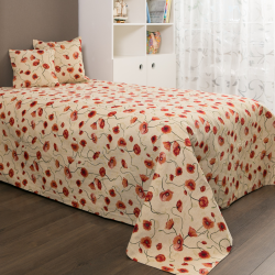 Bed cover POPPIES