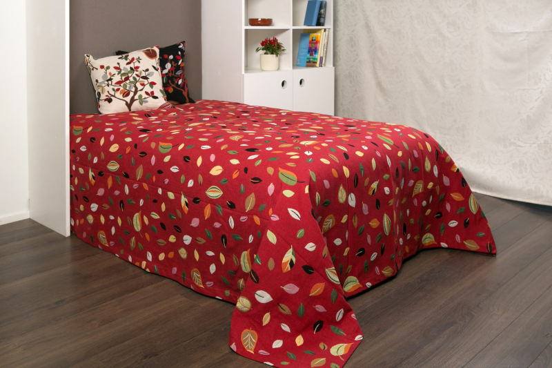 Bed cover ARBOLEDA v.21, red