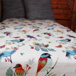 Bed cover BIRDS
