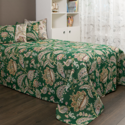 Bed cover BARAHONA V.5, green