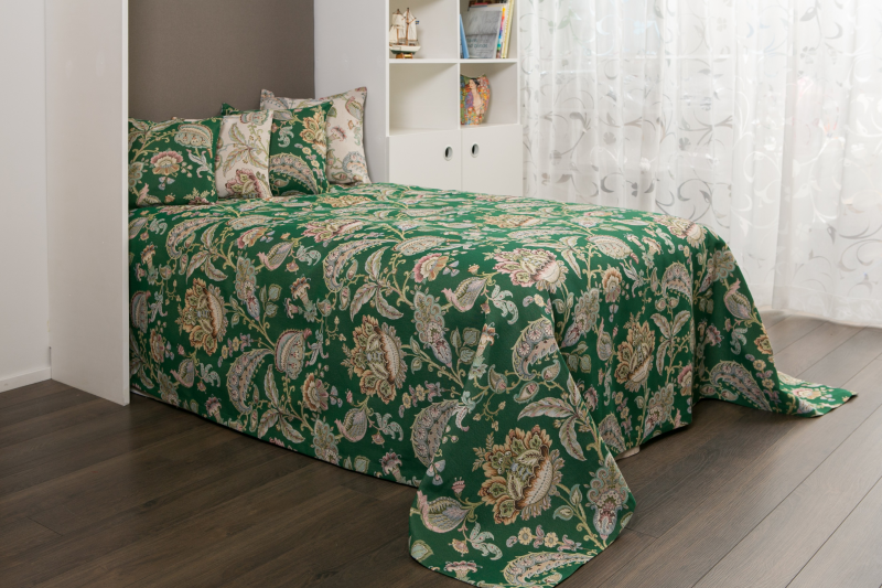 Bedspread BARAHONA V.5, green