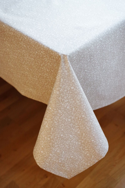 Tablecloth DUK beige v. 33, square, with Teflon treatment