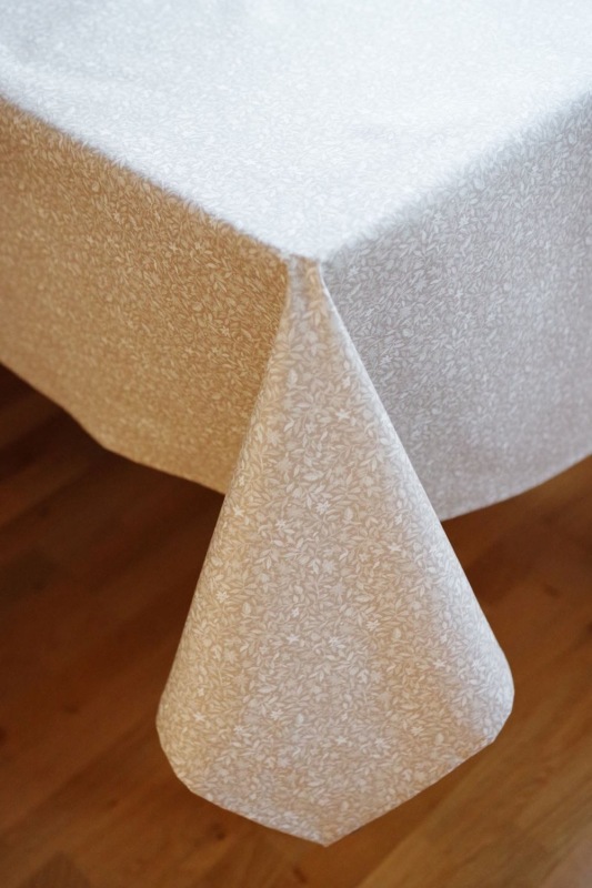 Tablecloth DUK beige v. 33, rectangular, with Teflon treatment