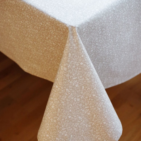 Tablecloth DUK beige v. 33, square, with Teflon treatment