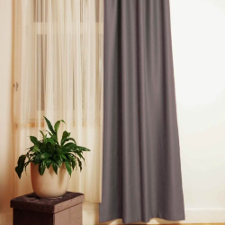 Blackout curtain SATEN v.506, dark gray