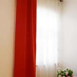 Dimout curtain SATEN v.575, terracotta