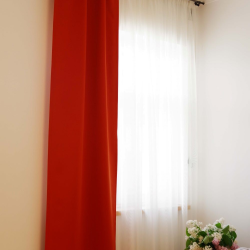 Blackout curtain SATEN v.575, terracotta