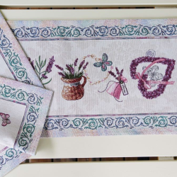 Table runner VIOLET