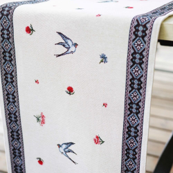 Tablerunner SWALLOWS 100cm