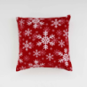 Cushion cover SNOW FLAKES, red