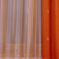 Sheer curtain LAGUNA 805 v.628, gold, ready-made curtain, special price