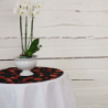 Tablecloth MOONID round, black