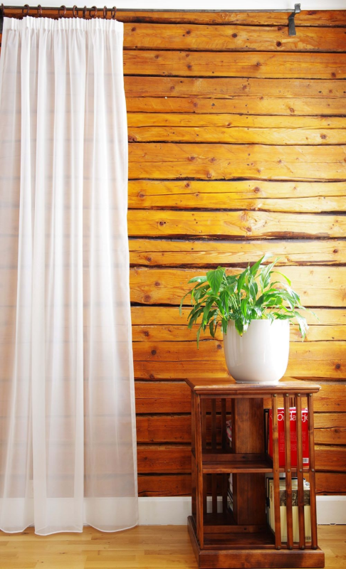 Sheer curtain HERMES v.011, matt white