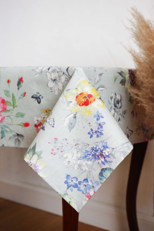 Tablecloth SERVETT gray v.91, square