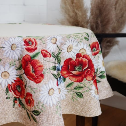 Tablecloth FLEUR, round