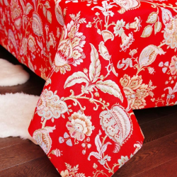 Bedspread BARAHONA V.9, red