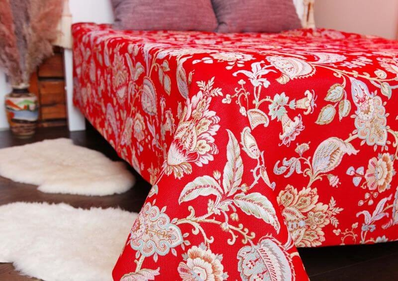 Bed cover BARAHONA V.9, red