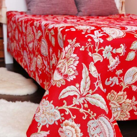 Bedspread BARAHONA V.9, red