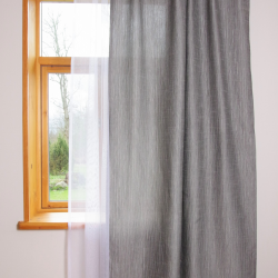 Curtain TETRA v.61, gray, ready-made curtain, SPECIAL PRICE