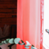 Sheer curtain Laura 11101 v.13, red