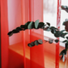 Sheer curtain Laura 11101 v.13, red