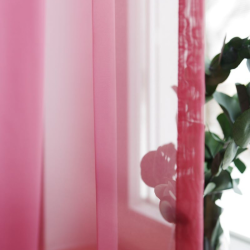 Tulle curtain LAURA 11101 v.02, dark pink