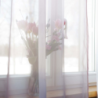 Sheer curtain LAURA 11101 v.01, light pink