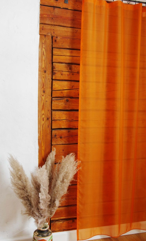 Sheer curtain LAURA 11101 v.09, orange