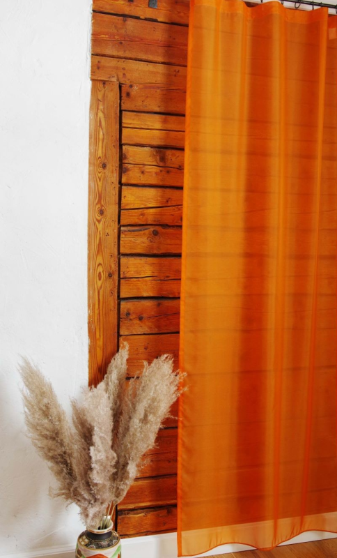 Tulle curtain LAURA 11101 v.09, orange