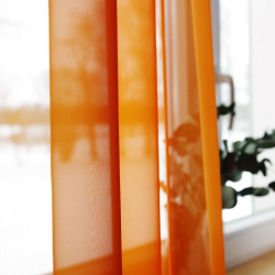 Sheer curtain LAURA 11101 v.09, orange