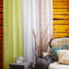 Tulle curtain LAURA 11101 v.18, light green