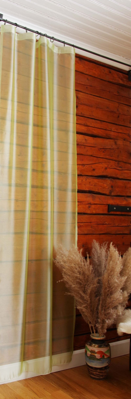 Sheer curtain LAGUNA 805, v.659, light green