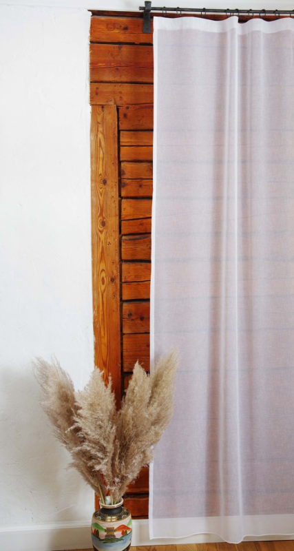 Sheer curtain NEPS, v.01, white