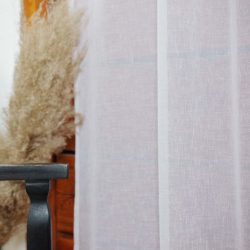 Sheer curtain NEPS, v.01, white