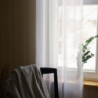 Sheer curtain NEPS, v.01, white