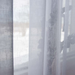 Sheer curtain NEPS, v.01, white