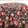 Tablecloth JAVA v.10 black, round