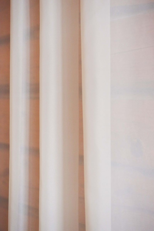 Sheer curtain LAURA 11101, v.27, beige