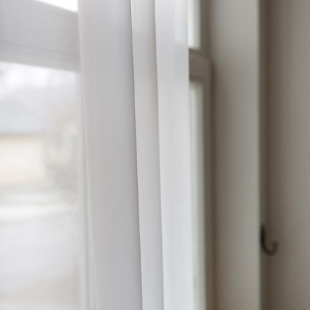 Sheer curtain LAURA 11101, v.26, light grey