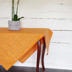 Tablecloth URUGUAY v.40, orange, with Teflon treatment