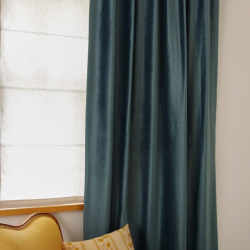 Curtain SPRING v.5288, petrol blue blue