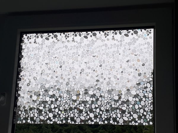 Self-adhesive glass covering for a window 90cm